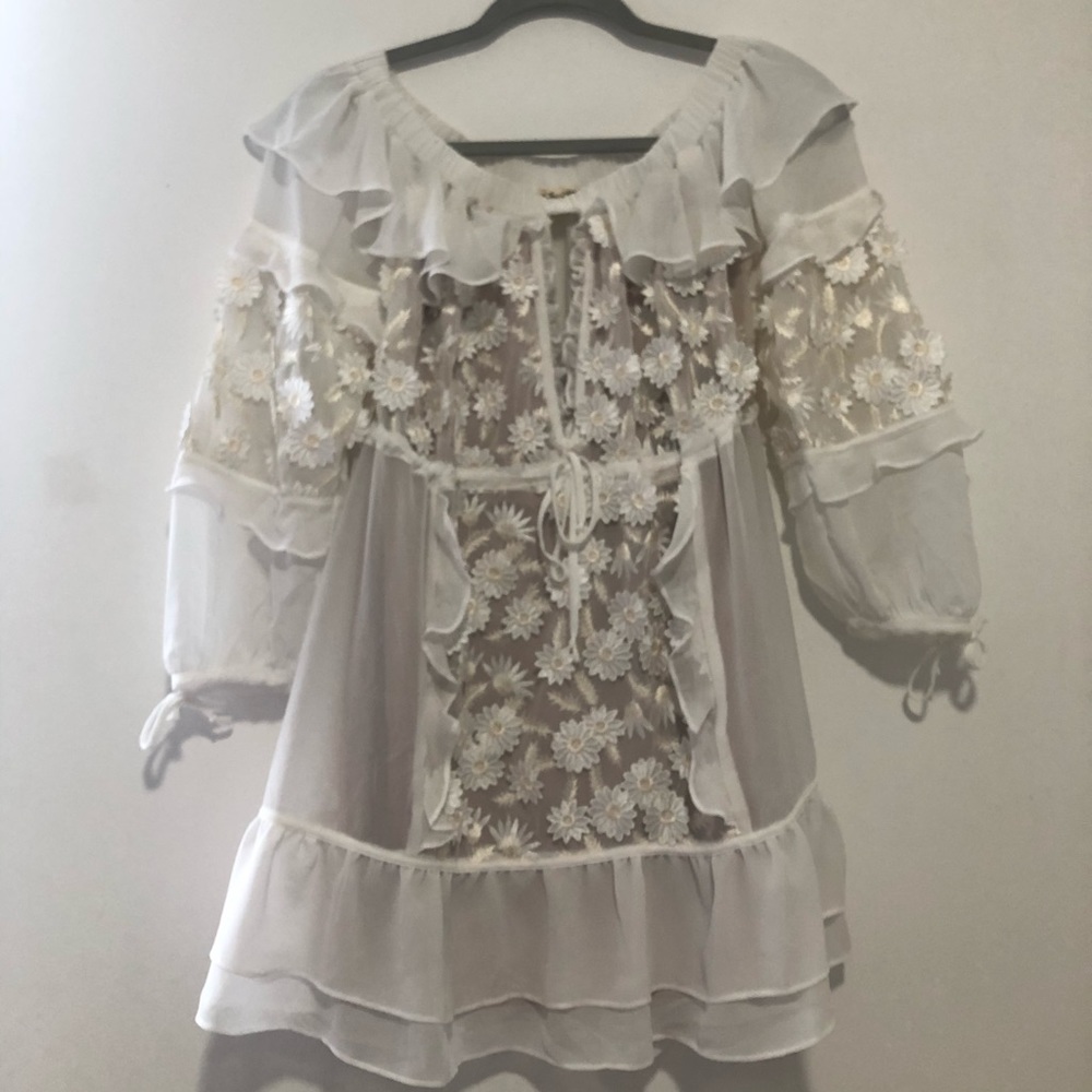 For Love & Lemons Carolina Off the Shoulder Dress